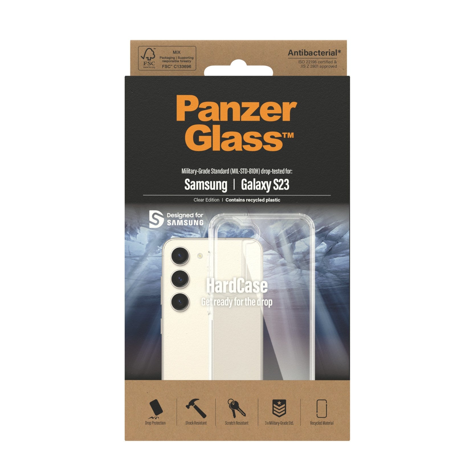 PanzerGlass® HardCase Transparent Samsung Galaxy S23